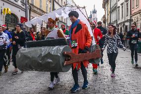 19th New Year's Run In Krakow, Poland