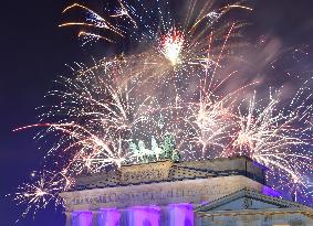 GERMANY-BERLIN-FIREWORKS-NEW YEAR-CELEBRATION