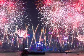 CHINA-HONG KONG-NEW YEAR-FIREWORKS (CN)