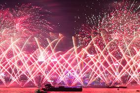 CHINA-HONG KONG-NEW YEAR-FIREWORKS (CN)