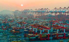 Yangshan Deep-water Port Area of Shanghai Port