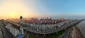 Yangshan Deep-water Port Area of Shanghai Port