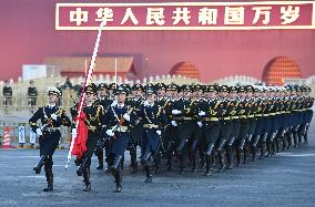 CHINA-BEIJING-NATIONAL FLAG-RAISING CEREMONY-NEW YEAR (CN)