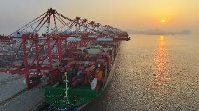 Yangshan Deep-water Port Area of Shanghai Port