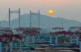 Yangshan Deep-water Port Area of Shanghai Port