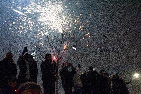 New Year Celebration Amid Warning Of Terror Attack In Cologne