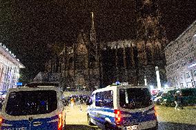 New Year Celebration Amid Warning Of Terror Attack In Cologne