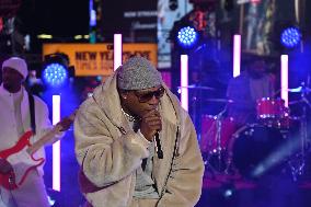 LL Cool J Performs In Times Square For New Year's Eve 2024