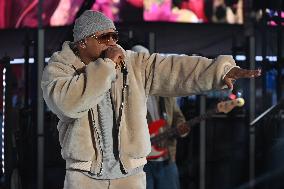 LL Cool J Performs In Times Square For New Year's Eve 2024