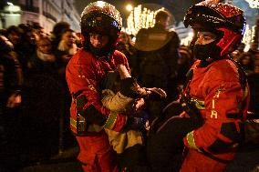 New Year's celebrations in Paris 2024