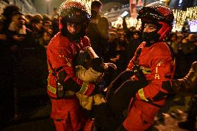 New Year's celebrations in Paris 2024