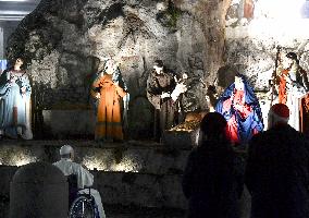 Pope Francis Visits The Nativity Scene - Vatican