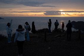 U.S.-SAN FRANCISCO-GOLDEN GATE BRIDGE-SUNSET