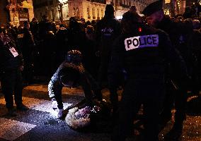 FRANCE-PARIS-CHAMPS ELYSEES AVENUE-NEW YEAR-CELEBRATION-SECURITY