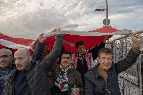 Pro-Palestine Rally In Istanbul On The First Day Of 2024