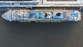 First Chinese-made Large Cruise Ship Adora Cruises Maiden Voyage