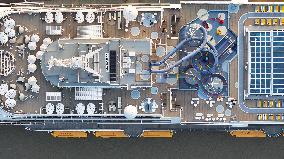 First Chinese-made Large Cruise Ship Adora Cruises Maiden Voyage