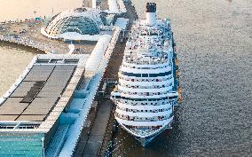 First Chinese-made Large Cruise Ship Adora Cruises Maiden Voyage