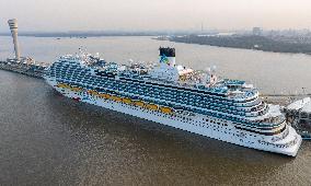 First Chinese-made Large Cruise Ship Adora Cruises Maiden Voyage