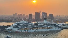 First Chinese-made Large Cruise Ship Adora Cruises Maiden Voyage
