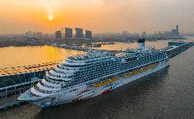 First Chinese-made Large Cruise Ship Adora Cruises Maiden Voyage