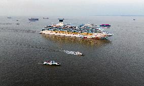 First Chinese-made Large Cruise Ship Adora Cruises Maiden Voyage