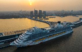 First Chinese-made Large Cruise Ship Adora Cruises Maiden Voyage