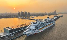 First Chinese-made Large Cruise Ship Adora Cruises Maiden Voyage