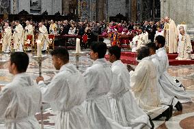 Pope Francis Leads Holy Mass for the Solemnity of Mary, Mother of God