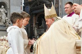 Pope Francis Leads Holy Mass for the Solemnity of Mary, Mother of God