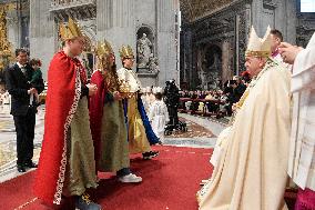 Pope Francis Leads Holy Mass for the Solemnity of Mary, Mother of God