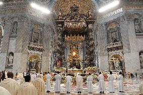 Pope Francis Leads Holy Mass for the Solemnity of Mary, Mother of God