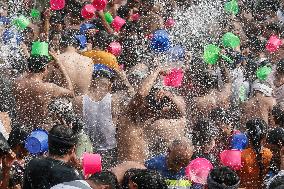 Water Fights Ritual To Celebrate New Year In Bali