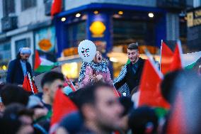 Pro-Palestine Protest - Istanbul