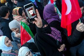 Pro-Palestine Protest - Istanbul