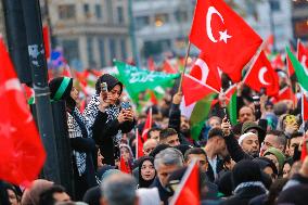 Pro-Palestine Protest - Istanbul