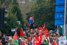 Pro-Palestine Protest - Istanbul