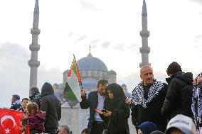 Pro-Palestine Protest - Istanbul