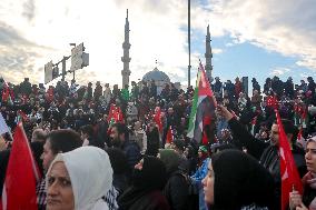 Pro-Palestine Protest - Istanbul