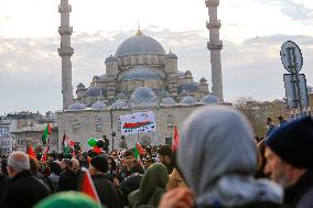 Pro-Palestine Protest - Istanbul