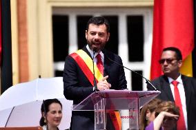 Carlos Fernando Galan Sworn In as Mayor of Bogota