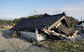 Aftermath of strong quake in central Japan