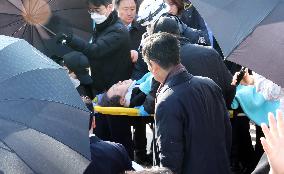 SOUTH KOREA-BUSAN-OPPOSITION PARTY-LEE JAE-MYUNG-ATTACKED