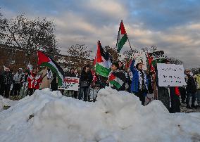 Solidarity Rally: 'Edmonton Stands For Palestine'