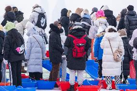 CHINA-HEILONGJIANG-HARBIN-ICE SLIDE (CN)