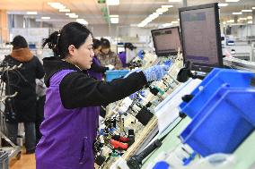 A Car Wiring Harness Production Line in Handan