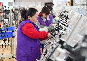 A Car Wiring Harness Production Line in Handan