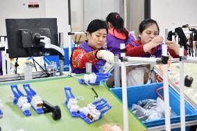 A Car Wiring Harness Production Line in Handan