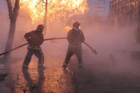 Gas pipeline damaged in Russian missile attack on Kyiv