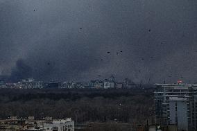 Morning rocket attack on Kyiv